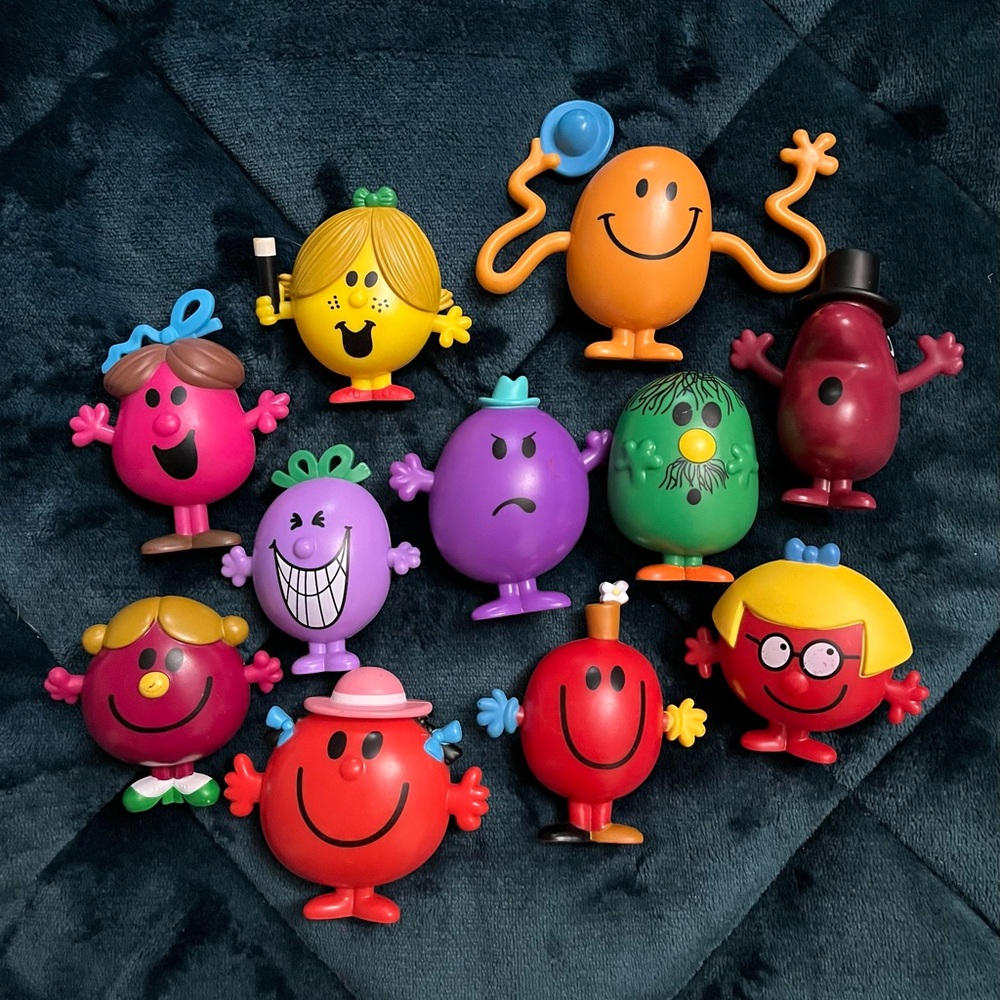 Mr. Men & Little Miss Colorful McDonald’s Character Toy Collection